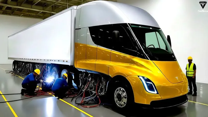 🇺🇸 Tesla Semi: Mass Production Starts This Year
