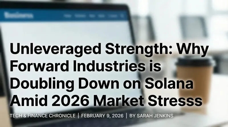 Unleveraged Strength: Why Forward Industries is Doubling Down on Solana Amid 2026 Market Stress
