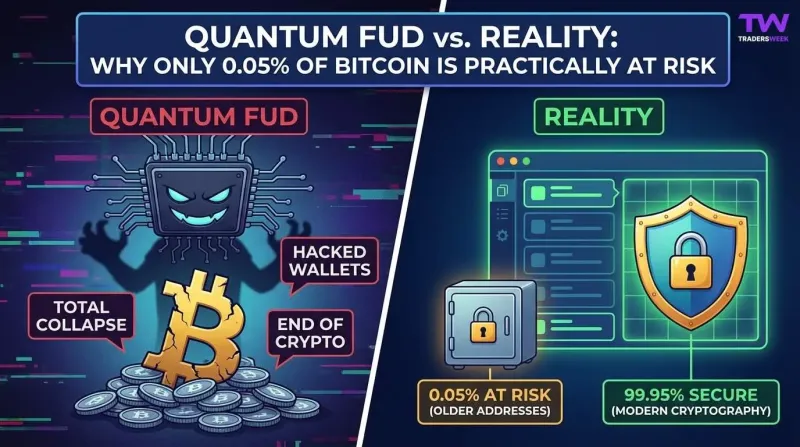 Quantum FUD vs. Reality: Why Only 0.05% of Bitcoin is Practically at Risk (2026 Analysis)