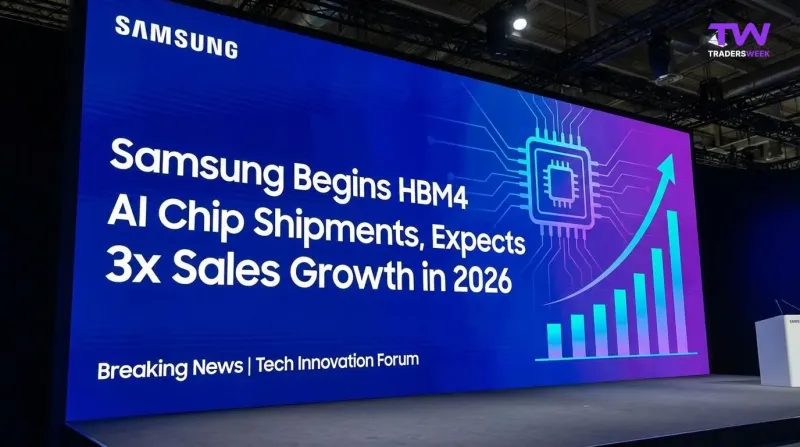 Samsung Begins HBM4 AI Chip Shipments, Expects 3x Sales Growth in 2026