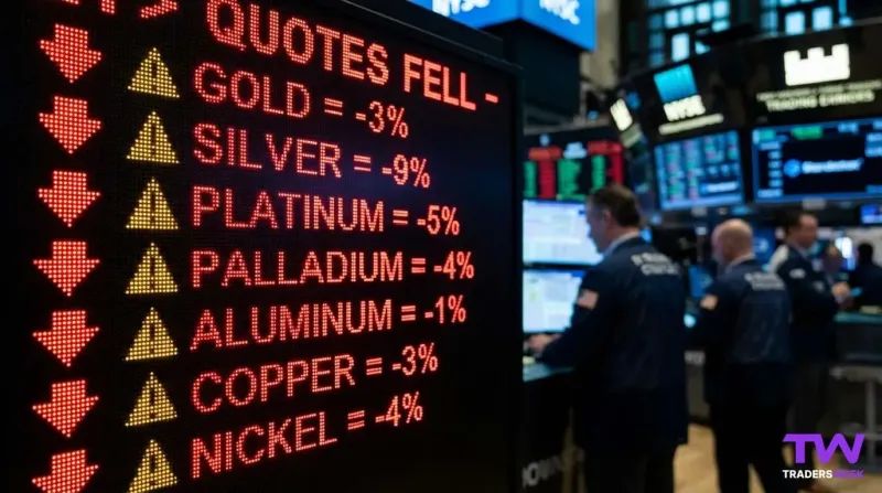 Broad Commodities Selloff: Precious & Industrial Metals Under Pressure