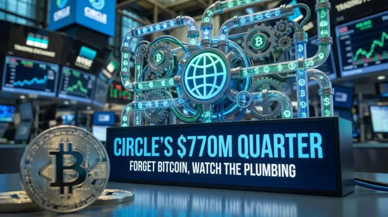 Circle's $770M Quarter: Forget Bitcoin, Watch the Plumbing