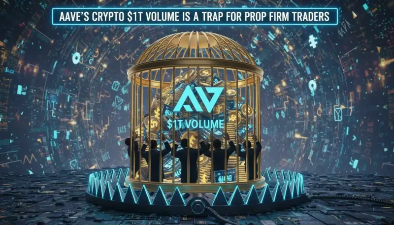 Aave's $1T Volume Is a Trap for Prop Firm Traders