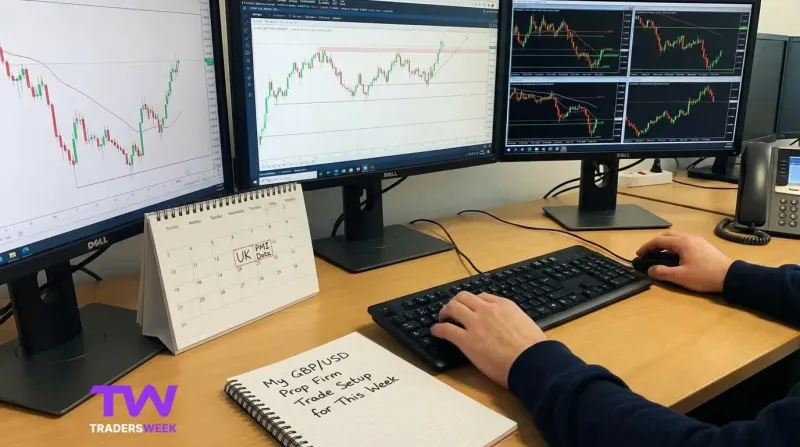 UK PMI Data: My GBP/USD Prop Firm Trade Setup for This Week