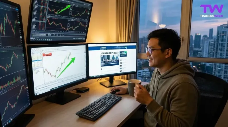 Japan GDP Beat: How I Trade News on a Funded Account