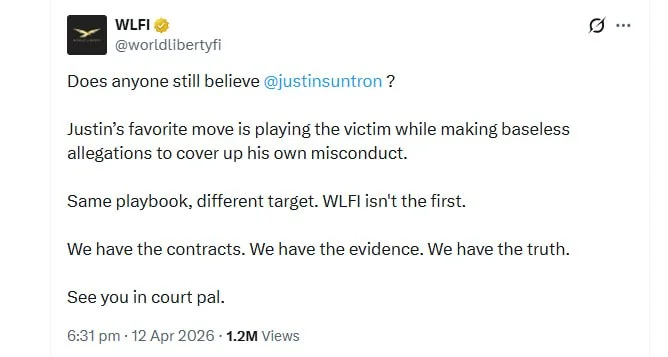 Justin Sun vs. Trump Coin: My Prop Firm Red Flag 2026