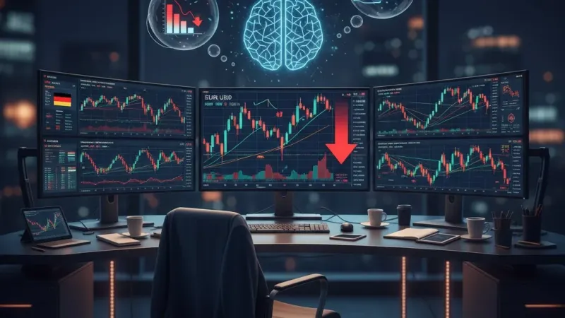 German Data Flashes Red: My Prop Firm Trade on EUR/USD