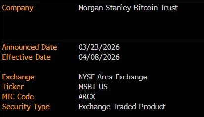 Morgan Stanley's MSBT: DeFi vs. TradFi BTC Exposure in 2026