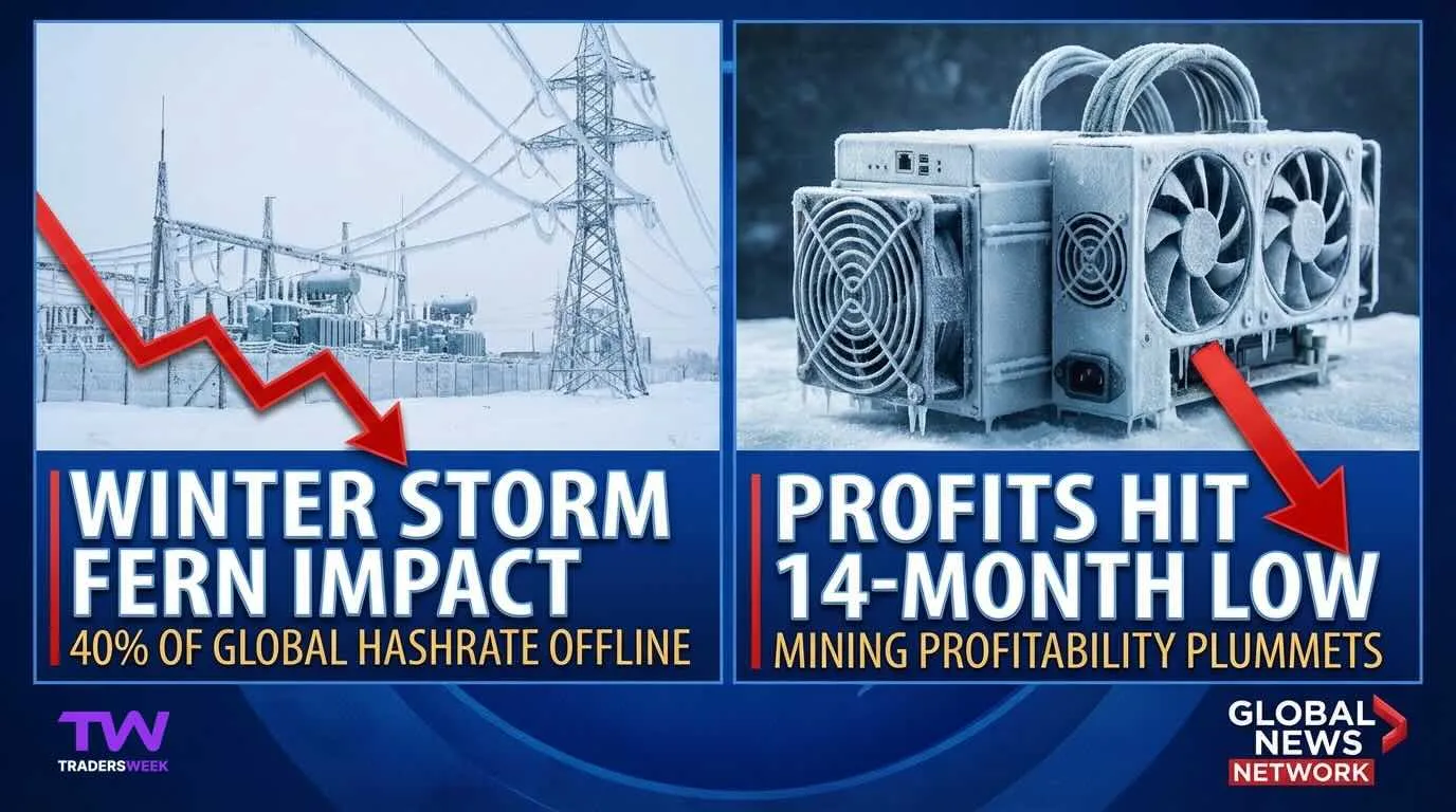 #BitcoinMining #HashrateDrop #EnergyCrisis #WinterStormFern #CryptoMining2026 #BTC